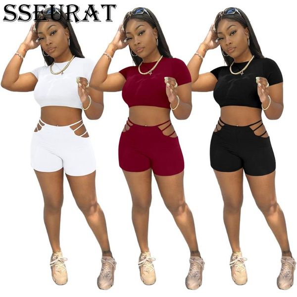 women's tracksuits sseurat women tracksuit short sleeve crop hollow out shorts matching sets summer casual outfits, Gray
women's tracksuits sseurat women tracksuit short sleeve crop hollow out shorts matching sets summer casual outfits, Gray