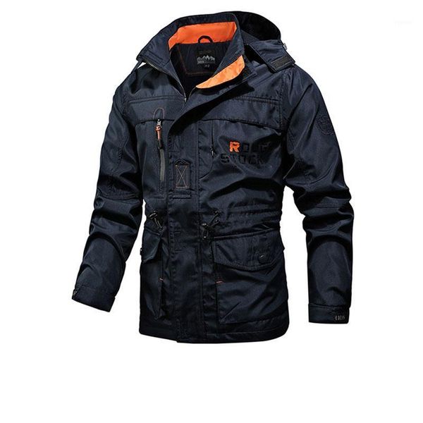 outdoor hiking jacket men winter cold fashion hooded windbreaker and windproof men's jackets, Black;brown