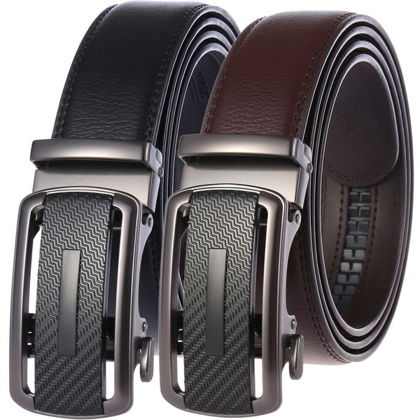 waistbands automatic belt buckle men's belt, double layer leather ly36-21581-1, Black;brown
waistbands automatic belt buckle men's belt, double layer leather ly36-21581-1, Black;brown