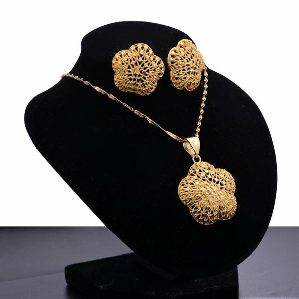 earrings & necklace ethiopia 24k gold color dubai jewelry sets women african party wedding gifts and 45cm pendant, Silver
earrings & necklace ethiopia 24k gold color dubai jewelry sets women african party wedding gifts and 45cm pendant, Silver