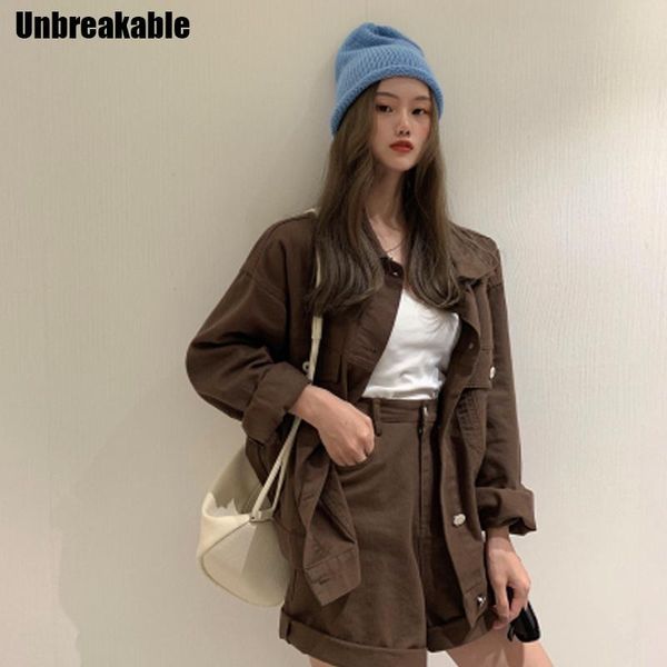oversize girls summer blouse women suit long sleeves coat high waist wide leg trousers two piece shorts suits women's tracksuits, Gray
oversize girls summer blouse women suit long sleeves coat high waist wide leg trousers two piece shorts suits women's tracksuits, Gray