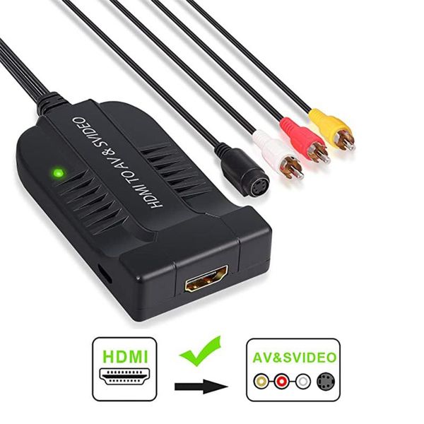 audio cables & connectors to av-s-video adapter input s-video av cvbs output video converter
audio cables & connectors to av-s-video adapter input s-video av cvbs output video converter