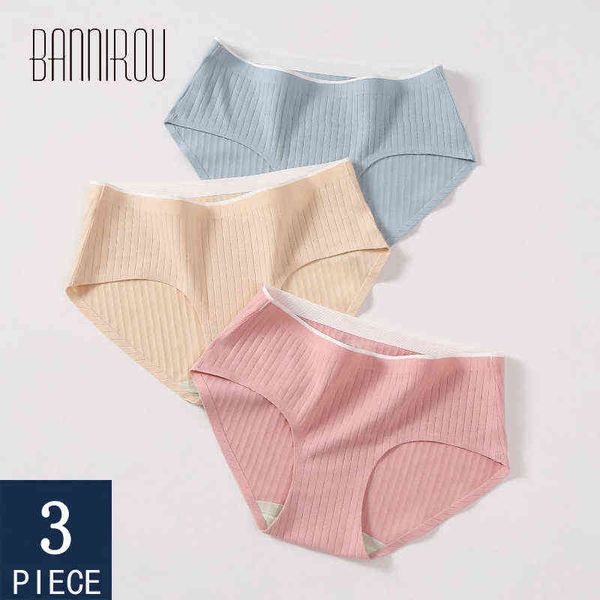 bannirou 3 pcs female underwear cotton panties for woman soft comfortable briefs panties for lady sale 211109, Black;pink
bannirou 3 pcs female underwear cotton panties for woman soft comfortable briefs panties for lady sale 211109, Black;pink