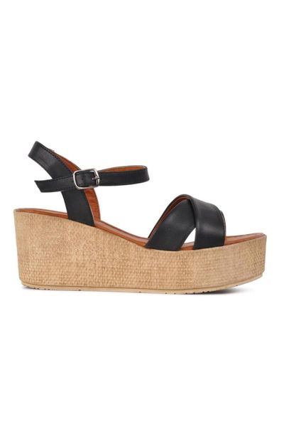 sandals women's black high-heeled 702