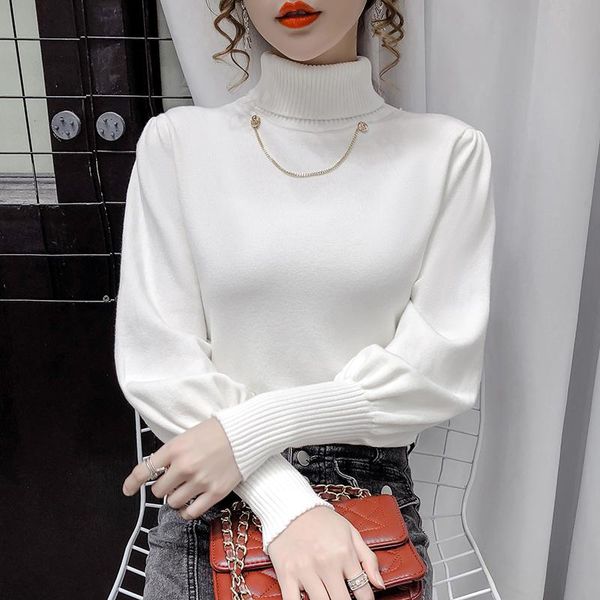 women's blouses & shirts blouse women winter 2021 office lady korea style knitting long sleeve solid turtleneck black blusas womens an, White
women's blouses & shirts blouse women winter 2021 office lady korea style knitting long sleeve solid turtleneck black blusas womens an, White