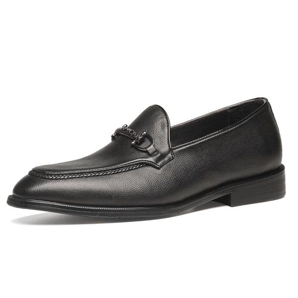 men formal shoes genuine leather business casual dress d buckle slip on office luxury male oxfords wedding g265, Black
men formal shoes genuine leather business casual dress d buckle slip on office luxury male oxfords wedding g265, Black