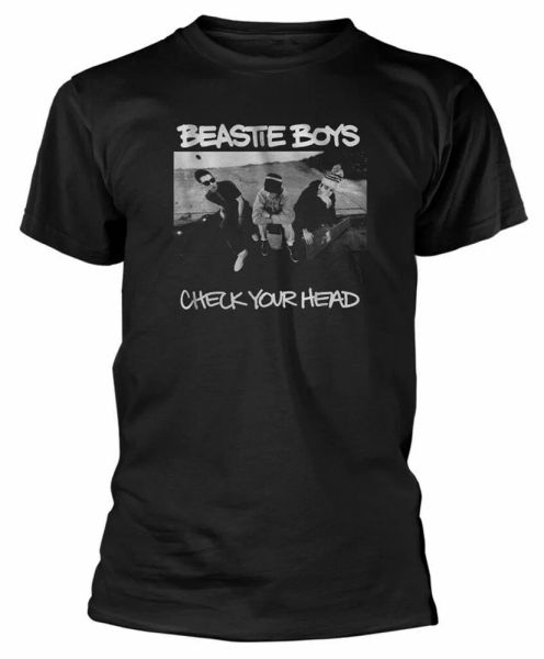 official beastie boys t shirt black check your head mens rap metal punk rock new, White;black
official beastie boys t shirt black check your head mens rap metal punk rock new, White;black
