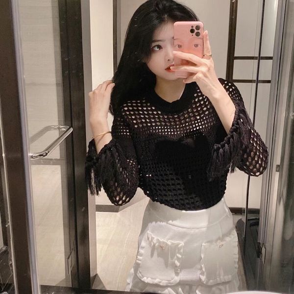 2021 Spring Summer Brand Same Style Sweaters Pullover Regular Long Sleeve Crew Neck High Quality Women Clothes Weinish, White;black
2021 Spring Summer Brand Same Style Sweaters Pullover Regular Long Sleeve Crew Neck High Quality Women Clothes Weinish, White;black