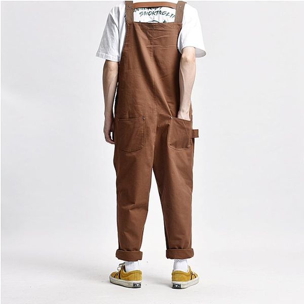 men's loose multi pockets cargo bib overalls working clothing jumpsuits jeans pants black green brown, Blue
men's loose multi pockets cargo bib overalls working clothing jumpsuits jeans pants black green brown, Blue