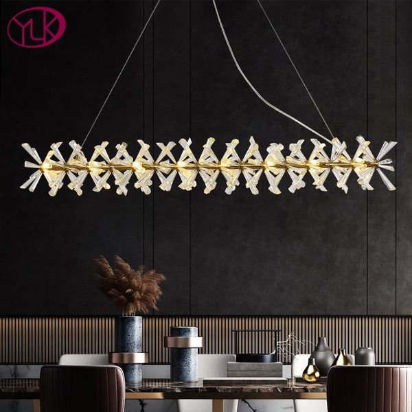youlaike luxury modern chandelier lighting for dining room arrival led crystal lamp kitchen island decor lustres de cristal chandeliers
youlaike luxury modern chandelier lighting for dining room arrival led crystal lamp kitchen island decor lustres de cristal chandeliers