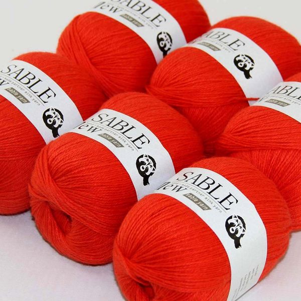 sale 6ballsx50g super soft pure sable cashmere yarn wrap shawls hand knitted wool croche coral 243-25-6, Black;white
sale 6ballsx50g super soft pure sable cashmere yarn wrap shawls hand knitted wool croche coral 243-25-6, Black;white