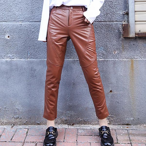 women's pants & capris plus size genuine leather winter women sheepskin warm high waist trousers thick stretch femme s-3xl, Black;white
women's pants & capris plus size genuine leather winter women sheepskin warm high waist trousers thick stretch femme s-3xl, Black;white