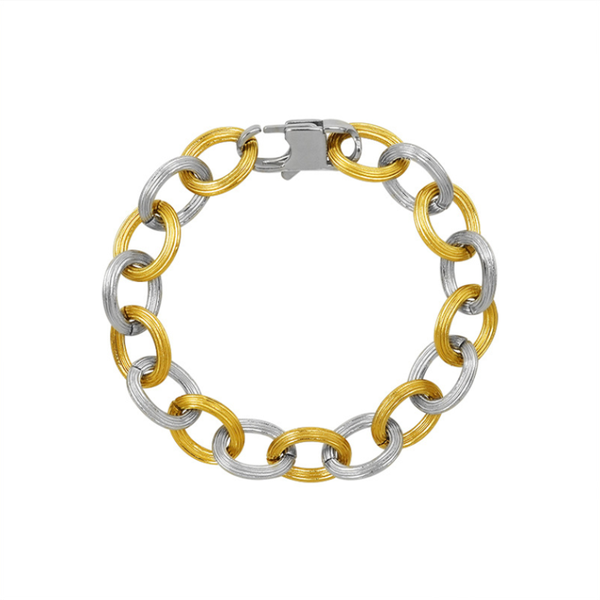 charm bracelets fashion two-color mixed special grain oval earrings and bracelet set titanium steel metal women jewelry, Golden;silver
charm bracelets fashion two-color mixed special grain oval earrings and bracelet set titanium steel metal women jewelry, Golden;silver