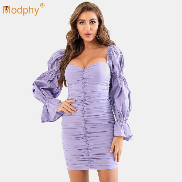 spring bodycon club evening party dress women v-neck lantern sleeve pleated single breasted mini vestidos 210527, Black;gray
spring bodycon club evening party dress women v-neck lantern sleeve pleated single breasted mini vestidos 210527, Black;gray