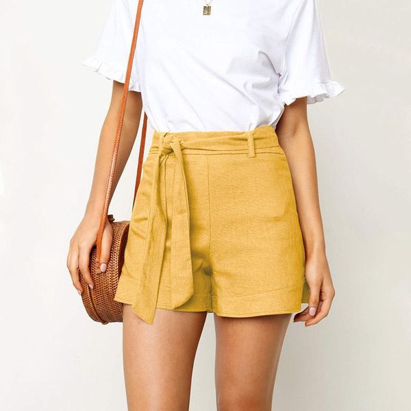 women's shorts high waist office ladies for women 2021 summer belted lace up casual beach chic pantalones cortos white, White;black
women's shorts high waist office ladies for women 2021 summer belted lace up casual beach chic pantalones cortos white, White;black