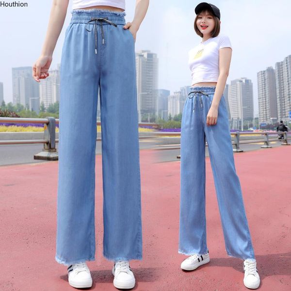 women's jeans summer mid-rise female korean loose conventional cool elastic waist thin section denim pants, Blue
women's jeans summer mid-rise female korean loose conventional cool elastic waist thin section denim pants, Blue