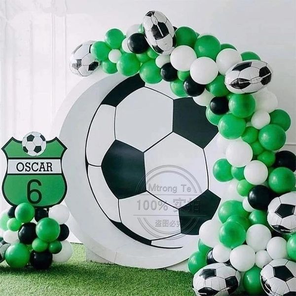 party decoration 1set black white football theme balloon arch garland foil soccer for birthday globos boys gift
party decoration 1set black white football theme balloon arch garland foil soccer for birthday globos boys gift