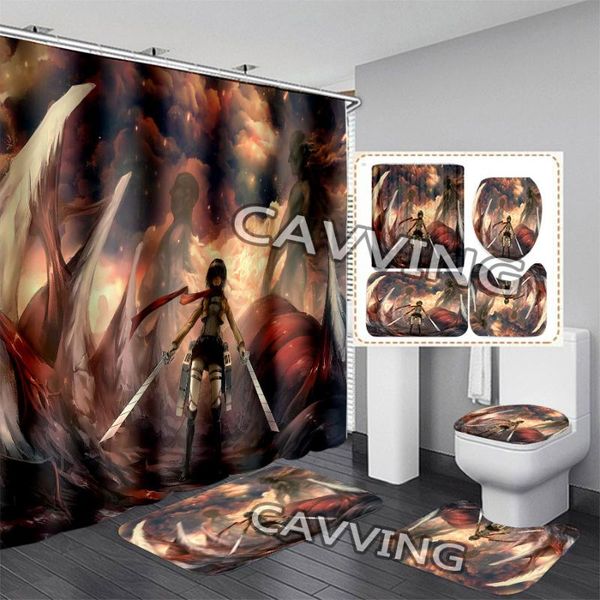 shower curtains anime attack on titan 3d printed curtain waterproof bathroom anti-slip bath mat set toilet rugs carpet home 02
shower curtains anime attack on titan 3d printed curtain waterproof bathroom anti-slip bath mat set toilet rugs carpet home 02