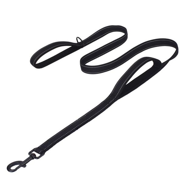 reflective padded dog leash two handle durable small medium large pet training nylon lead 7 colors collars & leashes
reflective padded dog leash two handle durable small medium large pet training nylon lead 7 colors collars & leashes