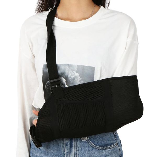 arm sling waist strap lightweight wrist fracture support elbow mesh shoulder protector fixation belt & knee pads, Black;gray
arm sling waist strap lightweight wrist fracture support elbow mesh shoulder protector fixation belt & knee pads, Black;gray