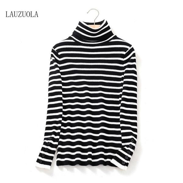 women's sweaters striped turtleneck womens long sleeve casual warm slim knitted pullovers female autumn 2021 fashion jumper, White;black
women's sweaters striped turtleneck womens long sleeve casual warm slim knitted pullovers female autumn 2021 fashion jumper, White;black