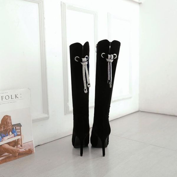 boots big size 9 10 11 12 thigh high knee over the women ladies side zipper back strap, Black
boots big size 9 10 11 12 thigh high knee over the women ladies side zipper back strap, Black