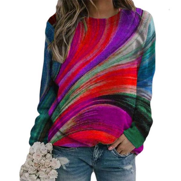women's t-shirt women spring autumn casual loose colour printed o neck long sleeve pullover elegant ladies t-shirts s-5xl plus size bjd, White
women's t-shirt women spring autumn casual loose colour printed o neck long sleeve pullover elegant ladies t-shirts s-5xl plus size bjd, White