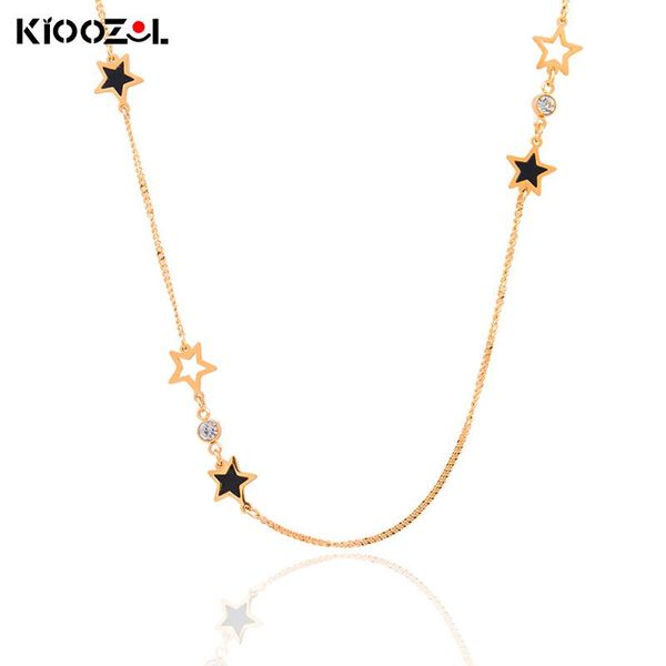 pendant necklaces kioozol hollow solid black star necklace stainless steel gold for women summer party beach jewelry 285 ko2, Silver
pendant necklaces kioozol hollow solid black star necklace stainless steel gold for women summer party beach jewelry 285 ko2, Silver