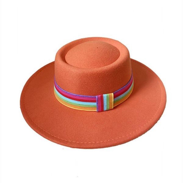 wide brim hats women winter orange ladies elegant retro style british woolen jazz hat autumn and solid color panama, Blue;gray
wide brim hats women winter orange ladies elegant retro style british woolen jazz hat autumn and solid color panama, Blue;gray