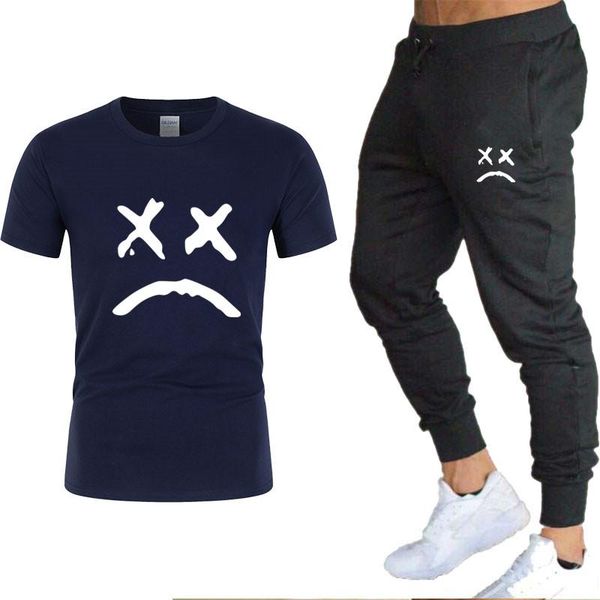 men's tracksuits mens track suit set summer outfits two piece male t-shirt pants training tracksuit leisure fitness joggers sportswear, Gray
men's tracksuits mens track suit set summer outfits two piece male t-shirt pants training tracksuit leisure fitness joggers sportswear, Gray