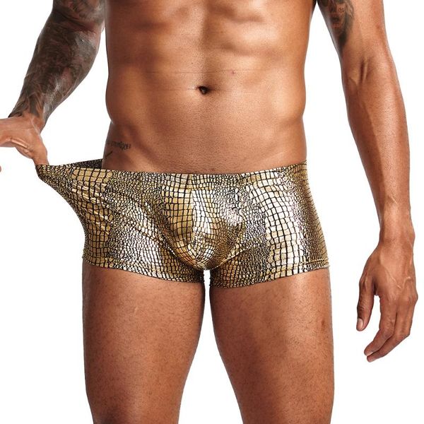 underpants mens snake skin imitation leather underwears crotchless boxer shorts u convex low waist male, Black;white
underpants mens snake skin imitation leather underwears crotchless boxer shorts u convex low waist male, Black;white