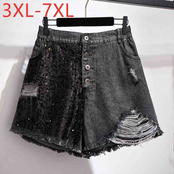 summer plus size denim women shorts large loose casual pocket hole cotton wide black 3xl 4xl 5xl 6xl 7xl, White;black
summer plus size denim women shorts large loose casual pocket hole cotton wide black 3xl 4xl 5xl 6xl 7xl, White;black
