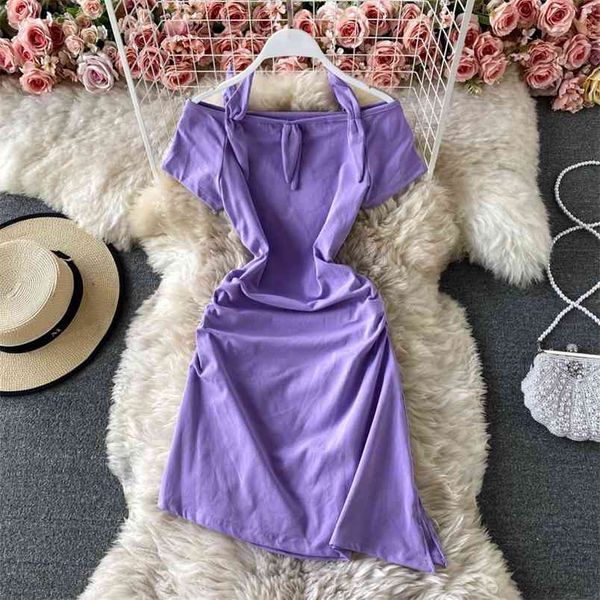 slash neck strapless vestidos women's short-sleeved summer slim and thin bag hip mini dress c851 210506, Black;gray
slash neck strapless vestidos women's short-sleeved summer slim and thin bag hip mini dress c851 210506, Black;gray