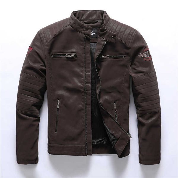 men's jackets winter men thick motorcycle embroidery coat mans streetwear black jacket and coats male eu size 4a4o pyto, Black;brown
men's jackets winter men thick motorcycle embroidery coat mans streetwear black jacket and coats male eu size 4a4o pyto, Black;brown