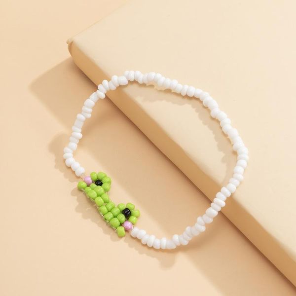 beaded, strands origin summer unique design funny beaded frog bracelets for women multiple green weave multicolor resin jewelry, Black 
beaded, strands origin summer unique design funny beaded frog bracelets for women multiple green weave multicolor resin jewelry, Black