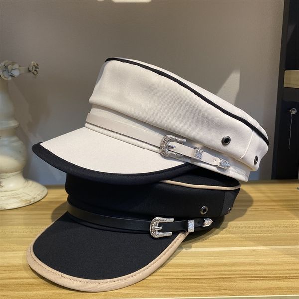popular signature navy hat fashion casual black white color matching simple net red same cap flat sun visor zy, Blue;gray
popular signature navy hat fashion casual black white color matching simple net red same cap flat sun visor zy, Blue;gray