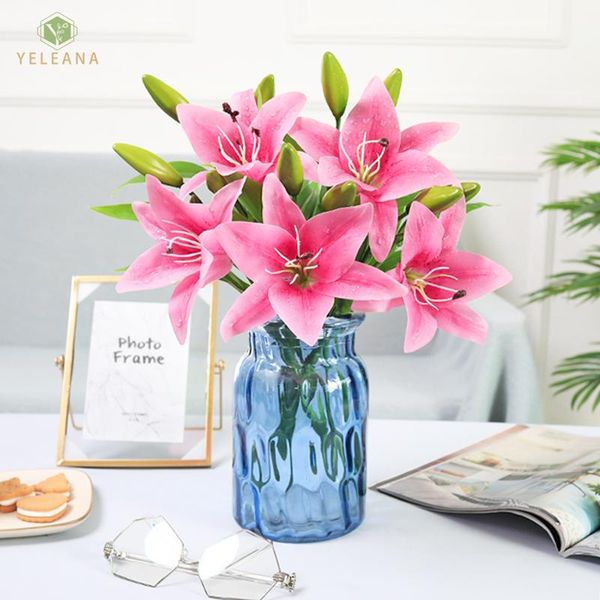 decorative flowers & wreaths artificial lily latex lilies beauty forever wedding flores artificiales para decoracion hogar
decorative flowers & wreaths artificial lily latex lilies beauty forever wedding flores artificiales para decoracion hogar