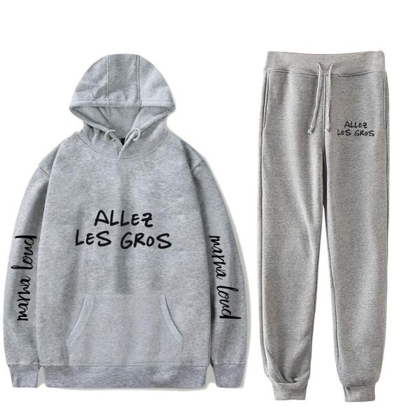 men's tracksuits 2021 fashion spring and autumn marwa loud high street hip hop harajuku streetwear couple suit can be customized, Gray
men's tracksuits 2021 fashion spring and autumn marwa loud high street hip hop harajuku streetwear couple suit can be customized, Gray