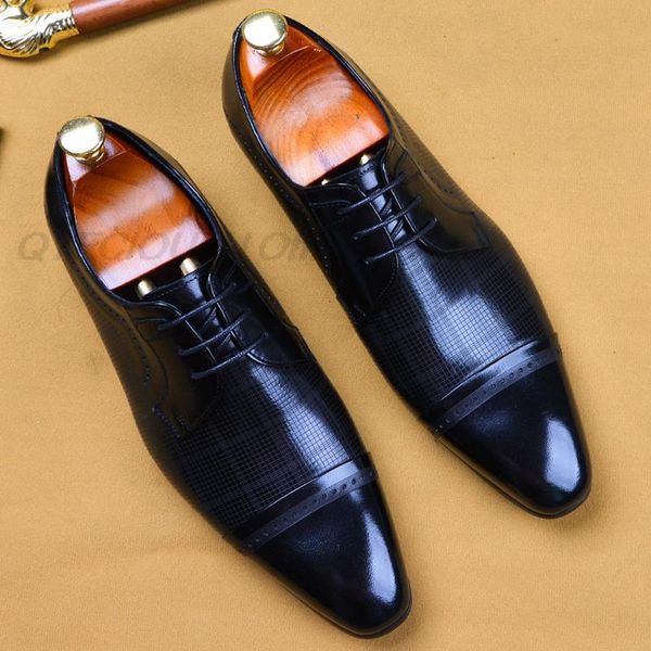 dress shoes lacing mens formal genuine leather wedding brogue business oxford party black brown pointed toe men m2sj
dress shoes lacing mens formal genuine leather wedding brogue business oxford party black brown pointed toe men m2sj