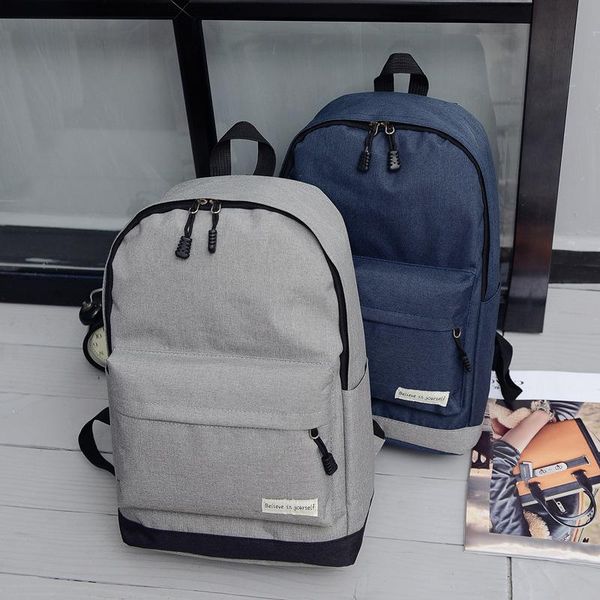 canvas breathable and wearable backpack large capacity casual computer bag bags