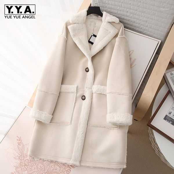 women's wool & blends 2021 winter womens turn-down collar single breasted elegant long jackets korean style solid office lady fashion c, Black
women's wool & blends 2021 winter womens turn-down collar single breasted elegant long jackets korean style solid office lady fashion c, Black