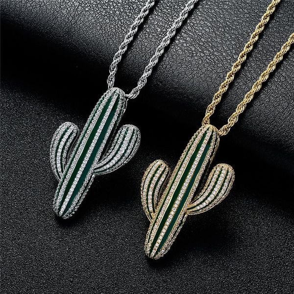 pendant necklaces iced out big size cactus necklace arrival zircon 2 colors men's charms fashion plant hip hop jewelry, Silver
pendant necklaces iced out big size cactus necklace arrival zircon 2 colors men's charms fashion plant hip hop jewelry, Silver