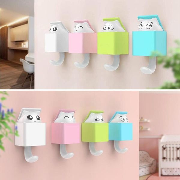 hooks & rails 1pcs cute cartoon cat hook adhesive kitchen bathroom door home hat holder coat wall storage bedroom bag mounted hanger rack j9
hooks & rails 1pcs cute cartoon cat hook adhesive kitchen bathroom door home hat holder coat wall storage bedroom bag mounted hanger rack j9