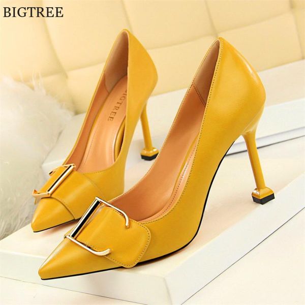 dress shoes 2021 korean fashion metal belt buckle office women's shallow high heels party pointed toe women pumps show thin, Black
dress shoes 2021 korean fashion metal belt buckle office women's shallow high heels party pointed toe women pumps show thin, Black
