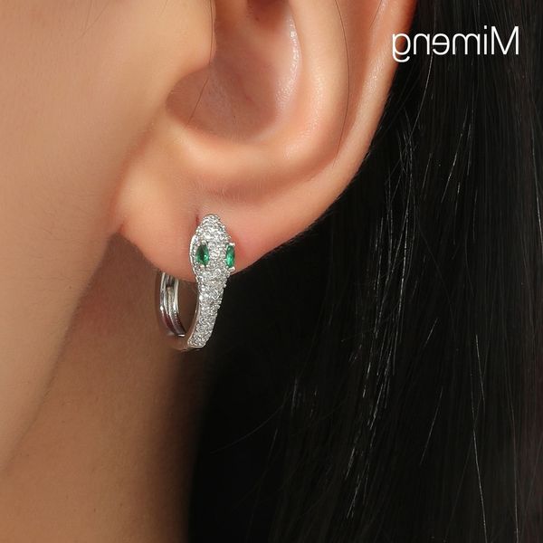 fashion selling earrings female personality set zircon copper plated snake korean french, Golden
fashion selling earrings female personality set zircon copper plated snake korean french, Golden