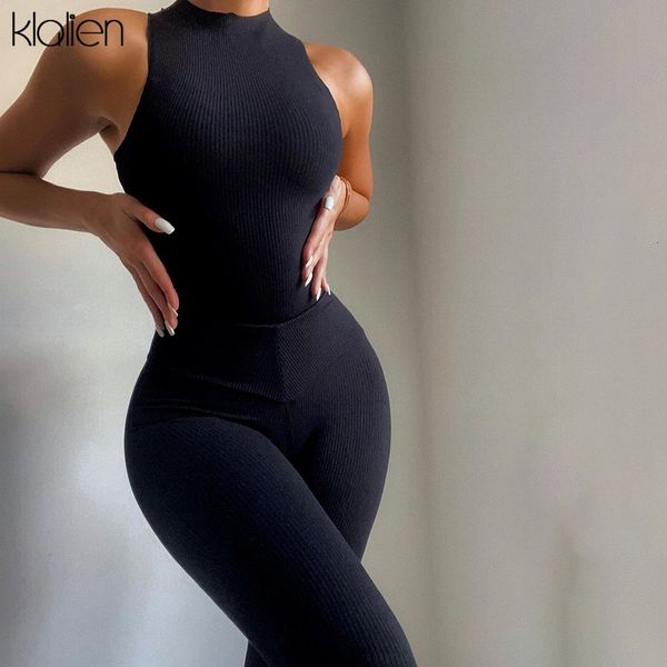 tracksuits summer casual slim solid rib knit high elastic bodysuit and trousers 2 piece set sports fitness activewear women outfit, Gray
tracksuits summer casual slim solid rib knit high elastic bodysuit and trousers 2 piece set sports fitness activewear women outfit, Gray
