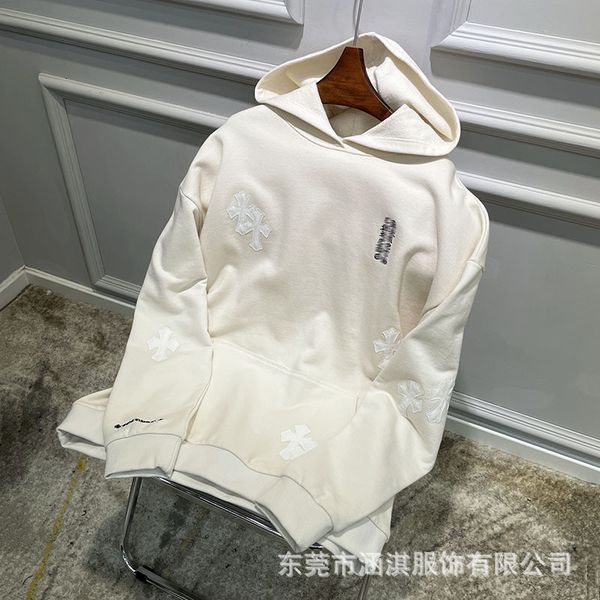 21 chaopai ch autumn winter hooded couple sweater sanskrit cross embroidered men's and women's top, Black
21 chaopai ch autumn winter hooded couple sweater sanskrit cross embroidered men's and women's top, Black