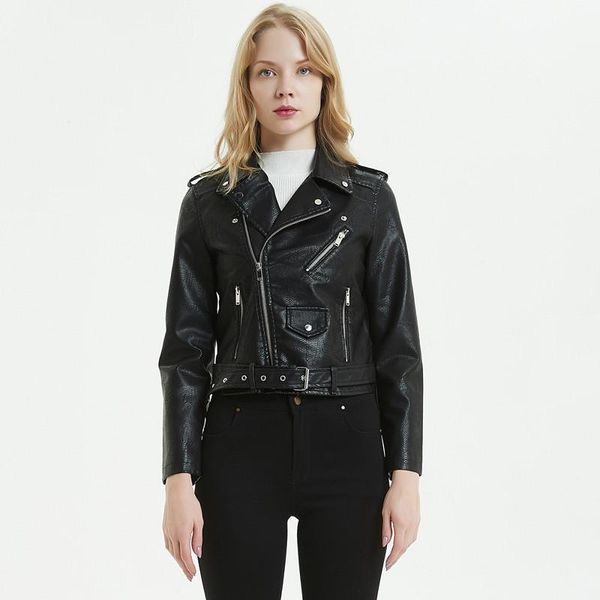 women's leather & faux 2022 fashion women smooth motorcycle jackets ladies long sleeve autumn winter biker streetwear black short coat
women's leather & faux 2022 fashion women smooth motorcycle jackets ladies long sleeve autumn winter biker streetwear black short coat