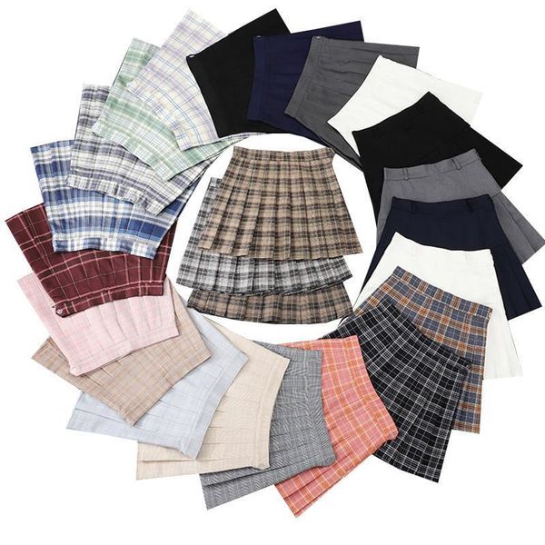 summer pleated high waist plaid women skirt mini fashion girls dance short preppy style sailor, Black
summer pleated high waist plaid women skirt mini fashion girls dance short preppy style sailor, Black