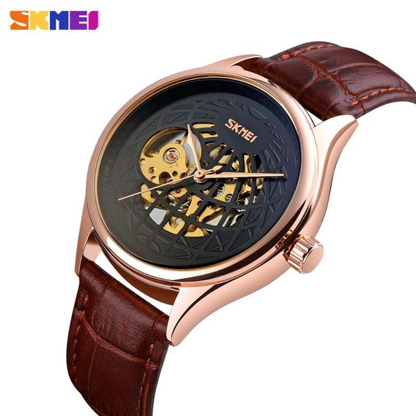 wristwatches skmei men's watchs automatic male mechanical clock leather strap waterproof quartz wristwatch relogio masculin, Slivery;brown
wristwatches skmei men's watchs automatic male mechanical clock leather strap waterproof quartz wristwatch relogio masculin, Slivery;brown